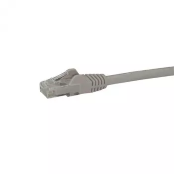 Cable Ethernet StarTech.com 3 m CAT6 – gris cable Gigabit Ethernet CAT 6 – 250MHz 100W PoE RJ45 UTP de red/parcheo, sin enganches con alivio de tensión, probado individualmente