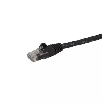 Cable Ethernet StarTech.com 5 m CAT6 – negro cable Gigabit Ethernet CAT 6 – 250 MHz 100 W PoE RJ45 UTP de red/parcheo sin enganches con alivio de tensión probado individualmente
