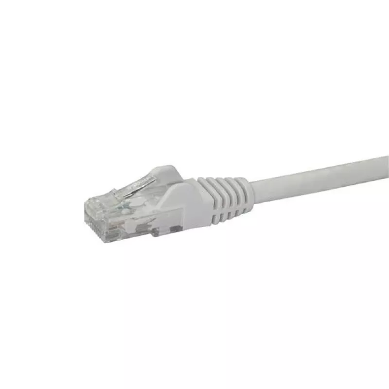 StarTech.com N6PATC7MWH cable de conexión Ethernet CAT6 de 7 m, RJ45 snagless, UTP, 650 MHz, 100 W PoE, 24 AWG, blanco