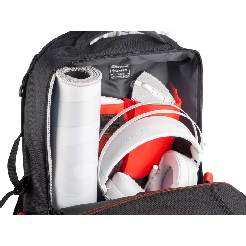Mochila GENESIS Pallad 410 negra poliéster