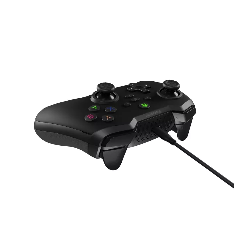 GENESIS Mangan 300 negro USB mando analógico / digital Android, Nintendo Switch, PC