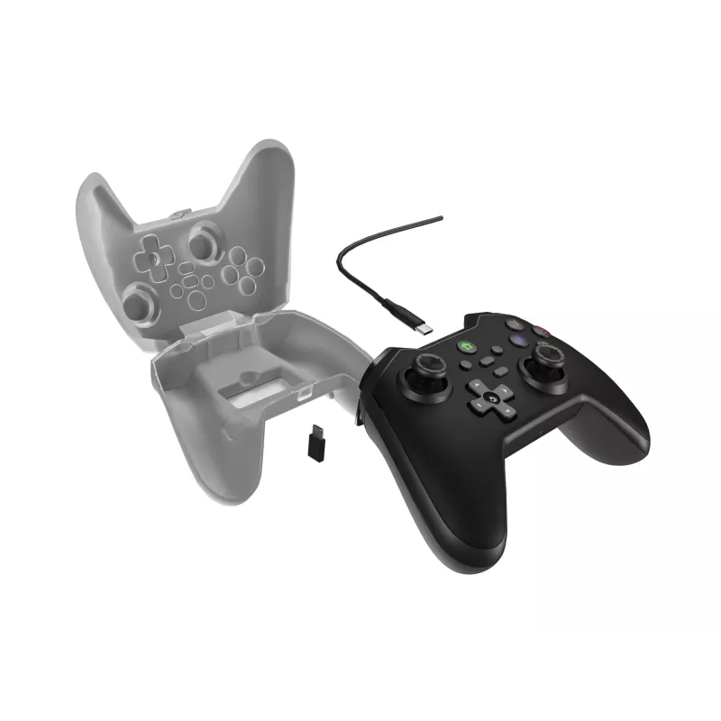 GENESIS Mangan 300 negro USB mando analógico / digital Android, Nintendo Switch, PC