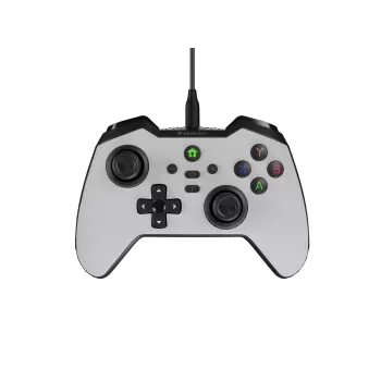 GENESIS Mangan 300 blanco USB mando analógico / digital Android, Nintendo Switch, PC