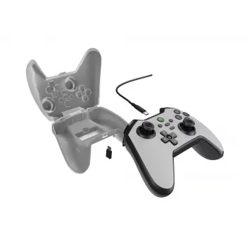 GENESIS Mangan 300 blanco USB mando analógico / digital Android, Nintendo Switch, PC