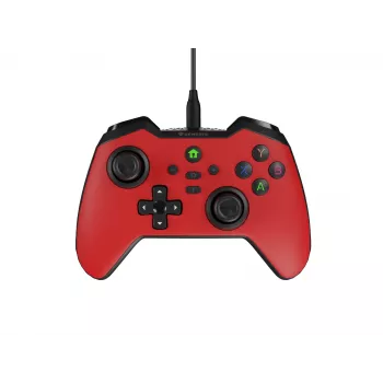 GENESIS Mangan 300 Mando USB rojo analógico/digital Android, Nintendo Switch, PC