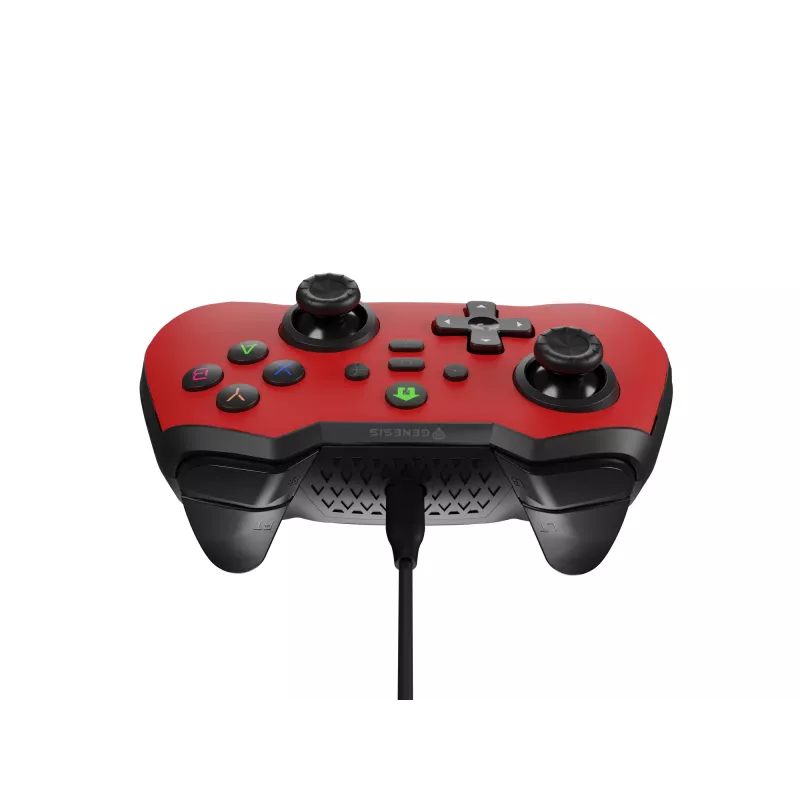 GENESIS Mangan 300 Mando USB rojo analógico/digital Android, Nintendo Switch, PC