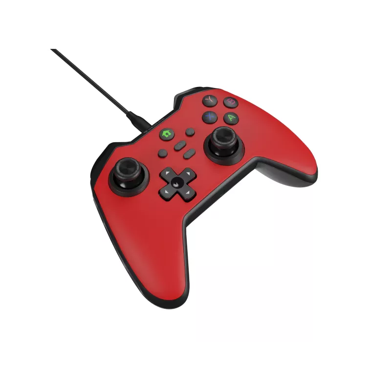 GENESIS Mangan 300 Mando USB rojo analógico/digital Android, Nintendo Switch, PC