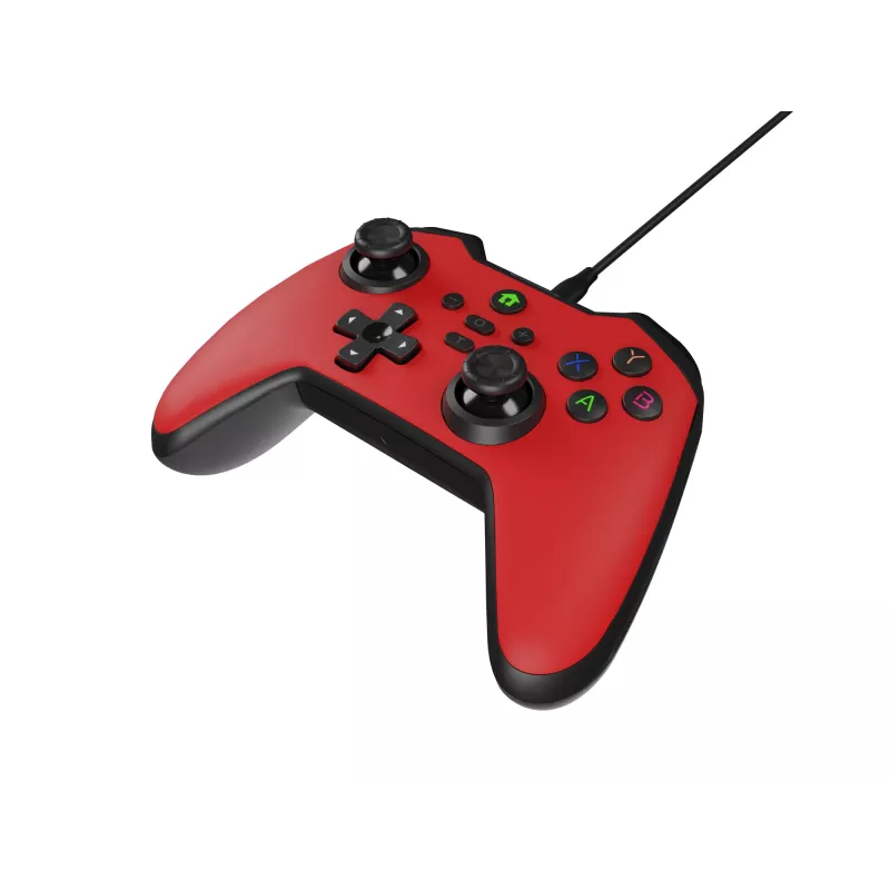 GENESIS Mangan 300 Mando USB rojo analógico/digital Android, Nintendo Switch, PC