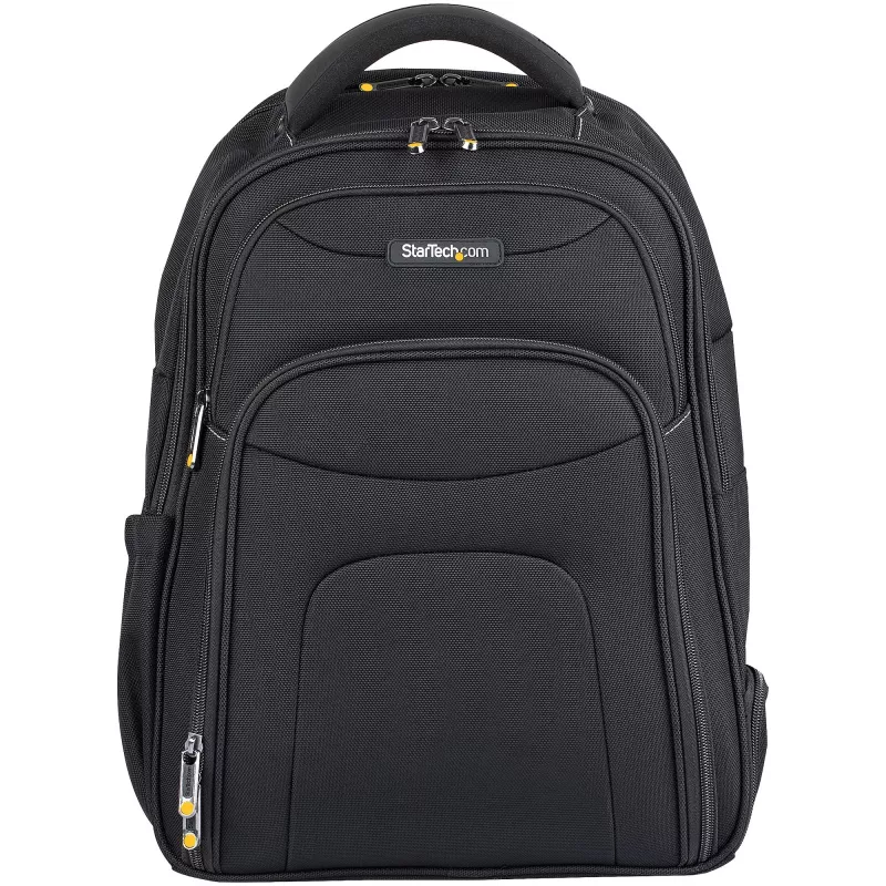 StarTech.com Mochila para portátil de 15,6 pulgadas con organizador de accesorios extraíble - Mochila profesional IT-Tech para trabajo/viaje/desplazamiento - Bolsa ergonómica para ordenador - Nylon balístico resistente - Compartimentos para portátil/tablet