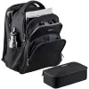 StarTech.com Mochila para portátil de 15,6 pulgadas con organizador de accesorios extraíble - Mochila profesional IT-Tech para trabajo/viaje/desplazamiento - Bolsa ergonómica para ordenador - Nylon balístico resistente - Compartimentos para portátil/tablet
