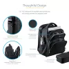StarTech.com Mochila para portátil de 15,6 pulgadas con organizador de accesorios extraíble - Mochila profesional IT-Tech para trabajo/viaje/desplazamiento - Bolsa ergonómica para ordenador - Nylon balístico resistente - Compartimentos para portátil/tablet