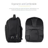 StarTech.com Mochila para portátil de 15,6 pulgadas con organizador de accesorios extraíble - Mochila profesional IT-Tech para trabajo/viaje/desplazamiento - Bolsa ergonómica para ordenador - Nylon balístico resistente - Compartimentos para portátil/tablet