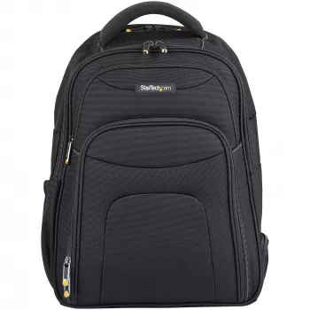 StarTech.com Mochila para portátil de 17,3 pulgadas con estuche organizador de accesorios extraíble – Mochila profesional IT-Tech para trabajo/viaje/desplazamiento – Bolsa ergonómica para ordenador – Nylon balístico resistente – Compartimentos para portátil/tablet