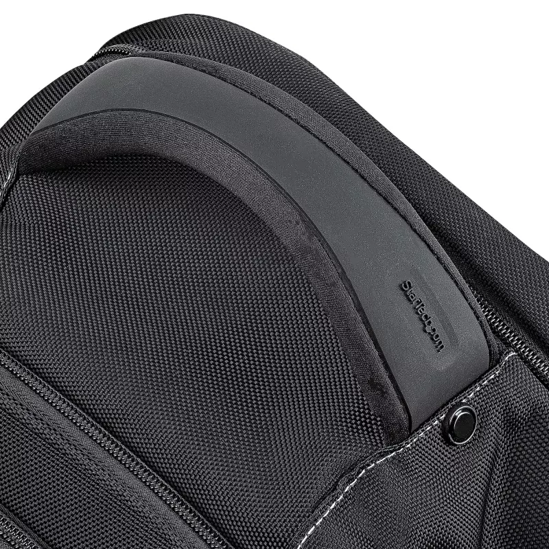 StarTech.com Mochila para portátil de 17,3 pulgadas con estuche organizador de accesorios extraíble – Mochila profesional IT-Tech para trabajo/viaje/desplazamiento – Bolsa ergonómica para ordenador – Nylon balístico resistente – Compartimentos para portátil/tablet