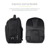 StarTech.com Mochila para portátil de 17,3 pulgadas con estuche organizador de accesorios extraíble – Mochila profesional IT-Tech para trabajo/viaje/desplazamiento – Bolsa ergonómica para ordenador – Nylon balístico resistente – Compartimentos para portátil/tablet