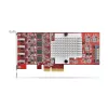 StarTech.com Tarjeta PCIe USB Type-C de 4 puertos, USB 3.2 10Gbps, tarjeta de expansión USB-C PCI Express, 4x controladores USB independientes, Windows/Linux/macOS, conforme TAA