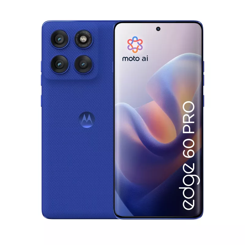 Motorola edge 60 pro 16,9 cm (6,67 pulgadas) Dual SIM Android 15 5G USB Type-C 12 GB 512 GB 6000 mAh Azul
