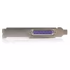 StarTech.com Tarjeta PCIe de 1 puerto paralelo - Tarjeta adaptadora PCI Express a paralelo DB25 - Ampliación de escritorio controlador LPT para impresora, escáner y plotter - SPP/ECP - Perfil estándar/bajo