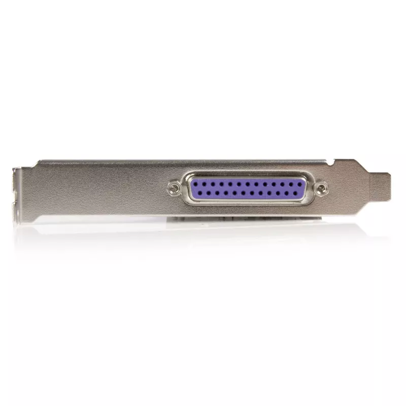 StarTech.com Tarjeta PCIe de 1 puerto paralelo - Tarjeta adaptadora PCI Express a paralelo DB25 - Ampliación de escritorio controlador LPT para impresora, escáner y plotter - SPP/ECP - Perfil estándar/bajo