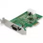 StarTech.com Adaptador serie RS232 PCI Express de 1 puerto - Controlador host serie RS232 PCIe - PCIe a serie DB9 - UART 16950 - Tarjeta de ampliación de perfil bajo - Windows y Linux