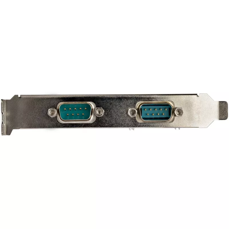 StarTech.com Adaptador serie RS232 PCI Express de 2 puertos - Controlador host serie RS232 PCIe - Tarjeta PCIe a doble serie DB9 - UART 16950 - Tarjeta de ampliación - Windows y Linux