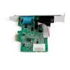 StarTech.com Adaptador serie RS232 PCI Express de 2 puertos - Controlador host serie RS232 PCIe - Tarjeta PCIe a doble serie DB9 - UART 16950 - Tarjeta de ampliación - Windows y Linux