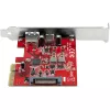 StarTech.com Tarjeta PCIe de 2 puertos 10Gbps USB-A y USB-C – Tarjeta adaptadora controladora host USB 3.2/Gen 2 PCI Express Type-C/A – Tarjeta de ampliación PCIe USB 3.2/Gen 2x1 – Windows, macOS, Linux