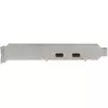 StarTech.com Tarjeta PCIe USB 3.2 Gen 2 de 2 puertos, tarjeta controladora PCI Express 3.0 x4 USB-C 10Gbps SuperSpeed, tarjeta adaptadora USB Type-C, solo datos, Windows/macOS/Linux, TAA