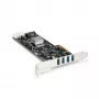 Tarjeta PCIe StarTech.com de 4 puertos USB 3.0 con 4 canales dedicados de 5 Gbps (USB 3.1 Gen 1) – UASP – alimentación SATA / LP4 – tarjeta adaptadora PCI Express