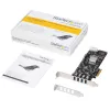 Tarjeta PCIe StarTech.com de 4 puertos USB 3.0 con 4 canales dedicados de 5 Gbps (USB 3.1 Gen 1) – UASP – alimentación SATA / LP4 – tarjeta adaptadora PCI Express