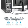 Tarjeta PCIe StarTech.com de 4 puertos USB 3.0 con 4 canales dedicados de 5 Gbps (USB 3.1 Gen 1) – UASP – alimentación SATA / LP4 – tarjeta adaptadora PCI Express