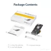 Tarjeta PCIe StarTech.com de 4 puertos USB 3.0 con 4 canales dedicados de 5 Gbps (USB 3.1 Gen 1) – UASP – alimentación SATA / LP4 – tarjeta adaptadora PCI Express