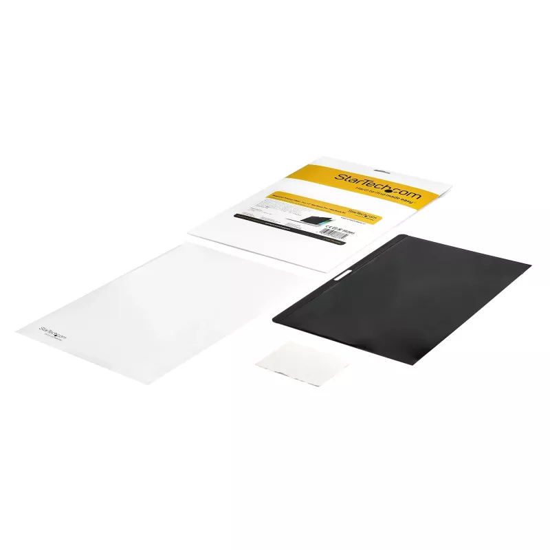 StarTech.com Filtro de privacidad para portátil de 13 pulgadas MacBook Pro y MacBook Air – Filtro de seguridad magnético y extraíble – Protección de pantalla con reducción de luz azul 16:10 – Mate/Brillante – +/-30 grados