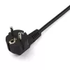 StarTech.com Cable de alimentación de ordenador en Y de 2m (6ft), 18AWG, EU Schuko a 2x C13, 10A 250V, cable de CA de repuesto negro, cable de alimentación de impresora, cable de fuente de alimentación de PC, cable de alimentación de monitor – certificado UL