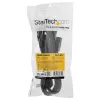 StarTech.com Cable de alimentación de ordenador en Y de 2m (6ft), 18AWG, EU Schuko a 2x C13, 10A 250V, cable de CA de repuesto negro, cable de alimentación de impresora, cable de fuente de alimentación de PC, cable de alimentación de monitor – certificado UL