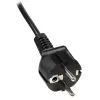StarTech.com Cable de alimentación para portátil de 1m, EU-Schuko a C5, 2,5 A, 250 V, 18AWG, cable de CA de repuesto para portátil, cable de fuente de alimentación, cable de carga de portátil, cable de alimentación clover/mickey mouse