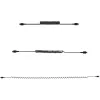 StarTech.com Cable de carga USB-C de 1m, cable espiral, Heavy Duty, carga rápida y sincronización, cable USB 2.0 Type-C, fibra de aramida resistente, cable USB macho a macho duradero, negro