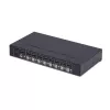 StarTech.com Conmutador KVM DisplayPort de 8 puertos con kit de montaje en rack 1U, 4K 60 Hz DP 1.2, conmutación por botón y tecla de acceso rápido, hub USB de 4 puertos, independiente del sistema operativo, conforme a TAA