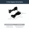 StarTech.com Kit adaptador de profundidad de raíles para racks de servidor - 1U
