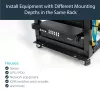 StarTech.com Kit adaptador de profundidad de raíles para racks de servidor - 1U