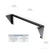 StarTech.com Soporte de pared vertical de 2U y 19 pulgadas para dispositivos de acero