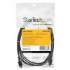 StarTech.com Cable de carga USB-C de 2 m – Cable de carga y sincronización rápido resistente USB 2.0 Type-C a USB-C para portátil – Funda de TPE fibra de aramida M/M 60 W Negro – Samsung S10 S20 iPad Pro MS Surface