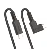 StarTech.com Cable USB-C de 2 m, en ángulo, USB 5Gbps, 100W (5A) Power Delivery, 4K 60Hz DP Alt Mode, cable USB-C robusto – compatible con Thunderbolt