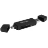 StarTech.com Lector/grabador de tarjetas de memoria USB 3.0 para tarjetas SD y microSD – USB-C y USB-A