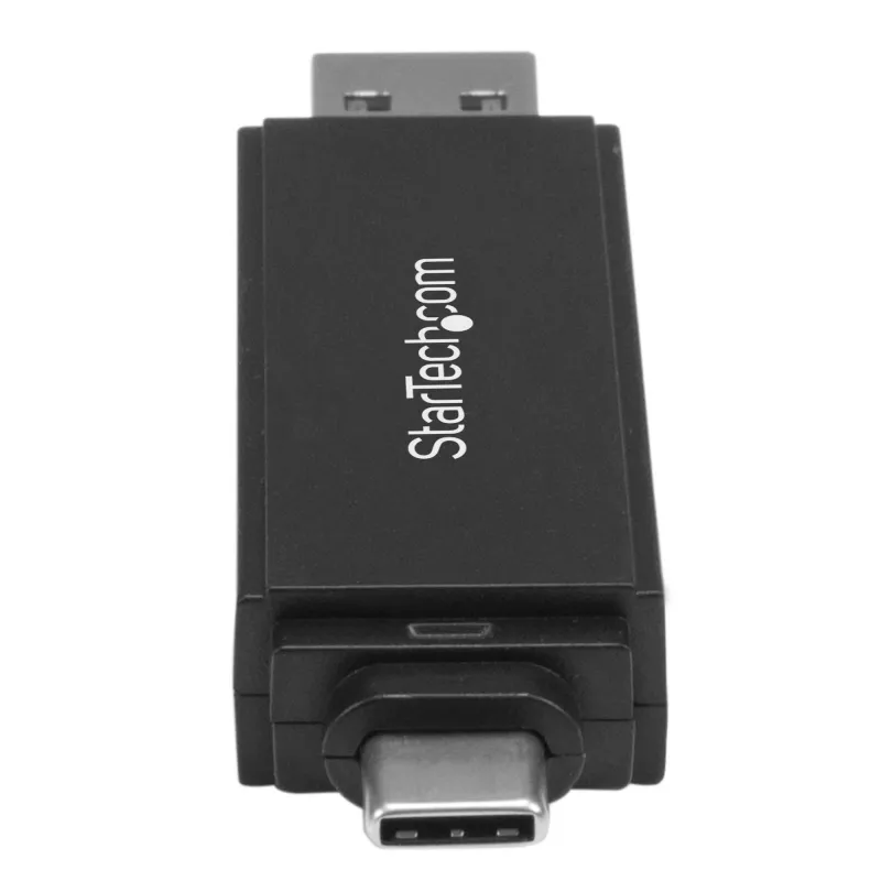 StarTech.com Lector/grabador de tarjetas de memoria USB 3.0 para tarjetas SD y microSD – USB-C y USB-A