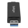StarTech.com Lector/grabador de tarjetas de memoria USB 3.0 para tarjetas SD y microSD – USB-C y USB-A