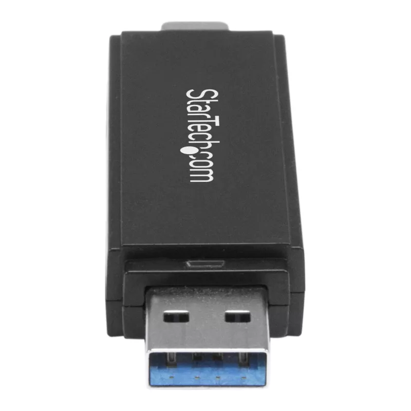 StarTech.com Lector/grabador de tarjetas de memoria USB 3.0 para tarjetas SD y microSD – USB-C y USB-A