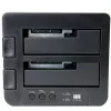 StarTech.com Duplicador de discos duros autónomo, clonador/copiador de HDD/SSD de doble bahía, base de acoplamiento USB 3.1 (10 Gbit/s) a SATA III HDD/SSD, base duplicadora de discos duros, clonador de discos duros