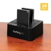 StarTech.com Duplicador de discos duros autónomo, clonador/copiador de HDD/SSD de doble bahía, base de acoplamiento USB 3.1 (10 Gbit/s) a SATA III HDD/SSD, base duplicadora de discos duros, clonador de discos duros