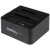StarTech.com Duplicador de discos duros autónomo, clonador/copiador de HDD/SSD de doble bahía, base de acoplamiento USB 3.1 (10 Gbit/s) a SATA III HDD/SSD, base duplicadora de discos duros, clonador de discos duros